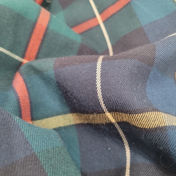 Urban Outfitters Plaid Women's Pants - Blue and Green - Picture 6 of 8